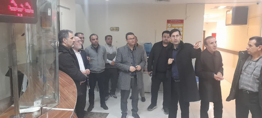بازدید معاون درمان دانشگاه از کلینیک تخصصی و فوق تخصصی امام علی (ع) اردبیل