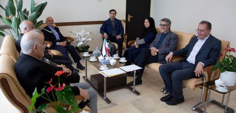 دیدار رئیس هیئت مدیره بنیاد شمیم مهر استان با رئیس دانشگاه علوم پزشکی اردبیل