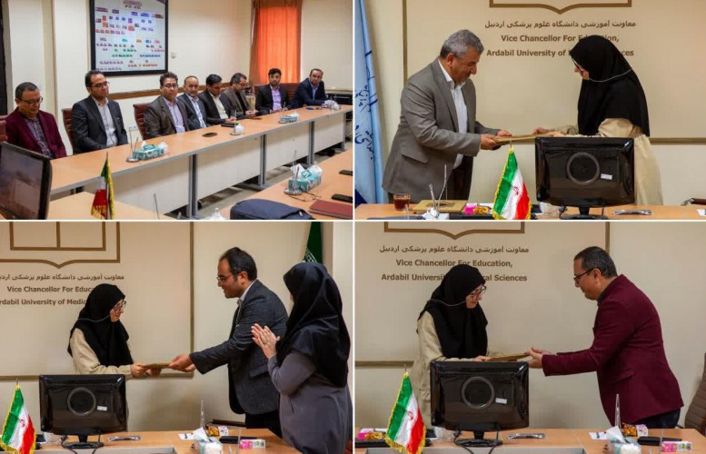 مراسم معارفه مدیران حوزه آموزشی دانشگاه