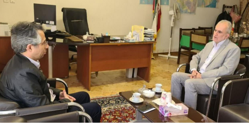 دیدار مشاور رئیس و مسئول امور بین الملل دانشگاه با رئیس دفتر نمایندگی وزارت خارجه در اردبیل