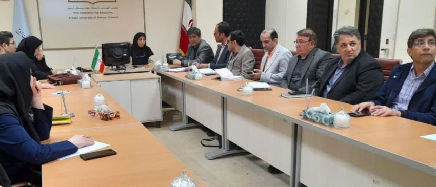 جلسه بررسی آمادگی بیمارستانهای امام خمینی (ره)، بوعلی و فاطمی جهت ارزیابی اعتباربخشی بیرونی وزارت بهداشت