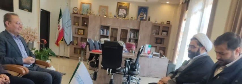 دیدار مسئول سازمان بسیج دانشجویی استان با رئیس دانشگاه علوم پزشکی اردبیل