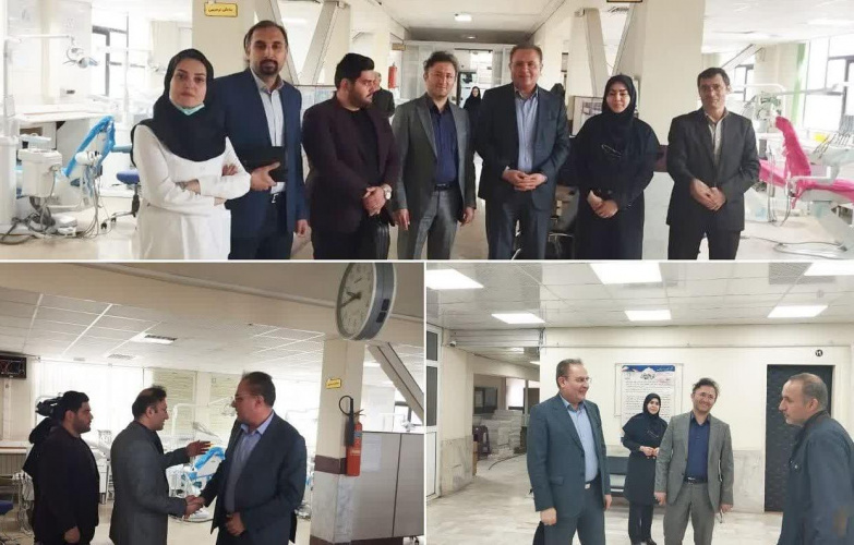 حضور رئیس دانشگاه علوم پزشکی اردبیل در دانشکده دندانپزشکی همزمان با روز دندانپزشک