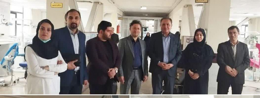 حضور دکتر بهزاد داورنیا، رئیس دانشگاه علوم پزشکی اردبیل در دانشکده دندانپزشکی همزمان با روز دندانپزشک