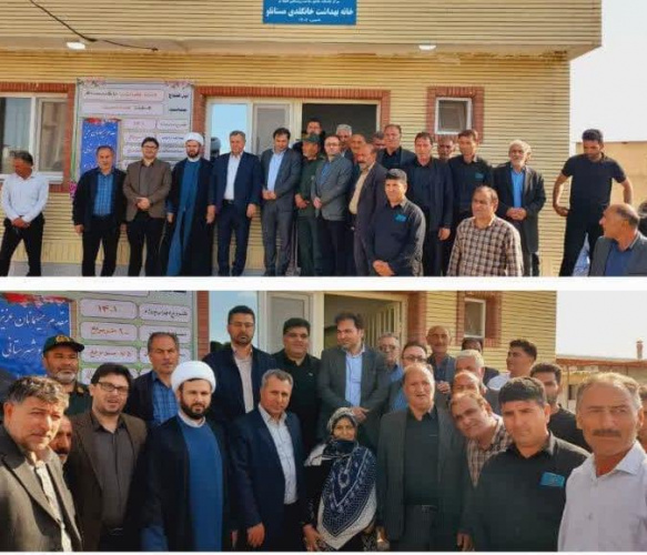 افتتاح خانه بهداشت روستای خانگلدی مستانلو از توابع شهرستان بیله سوار همزمان با هفته سلامت