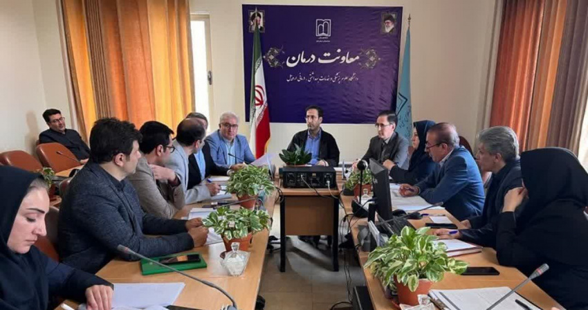 بررسی همکاری های بین بخشی بیمارستان های امام خمینی (ره) و امام رضا (ع) اردبیل با حضور معاون درمان دانشگاه