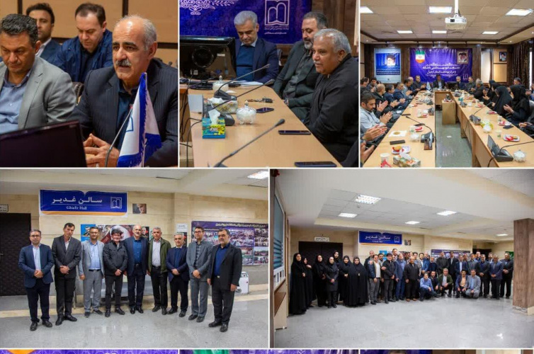 مراسم بازنشستگی دو نفر از کارکنان مدیریت امور مالی دانشگاه