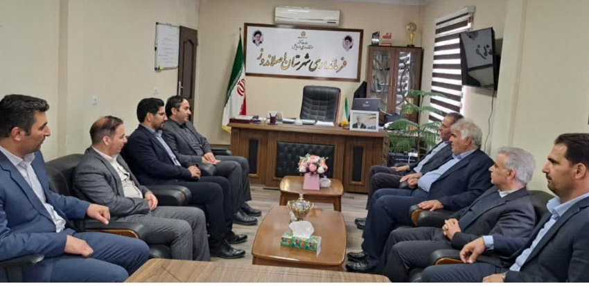 دیدار رئیس دانشگاه علوم پزشکی اردبیل با فرماندار شهرستان اصلاندوز