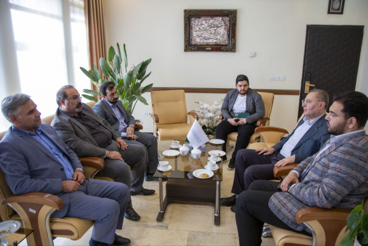 دیدار مدیرعامل شرکت گاز استان با رئیس دانشگاه علوم پزشکی اردبیل