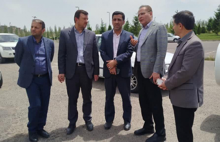 بازدید مدیر کل امور اقتصادی نهاد ریاست جمهوری از پروژه های عمرانی دانشگاه
