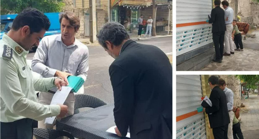 پلمب دو قصابی کبابی توسط کارشناسان بهداشت محیط شهرستان مشگین‌شهر بدلیل عدم رعایت مقررات بهداشتی