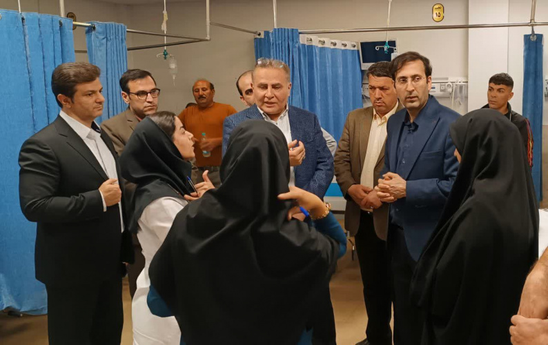 ‍ بازدید شبانگاهی رئیس دانشگاه از بیمارستان های امام خمینی (ره)، امام رضا (ع) و علوی اردبیل