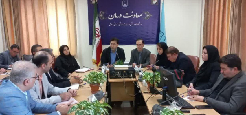 برگزاری جلسه مدیریت بحران در معاونت درمان دانشگاه با هدف بررسی آمادگی کامل بیمارستان ها در حوادث اخیر