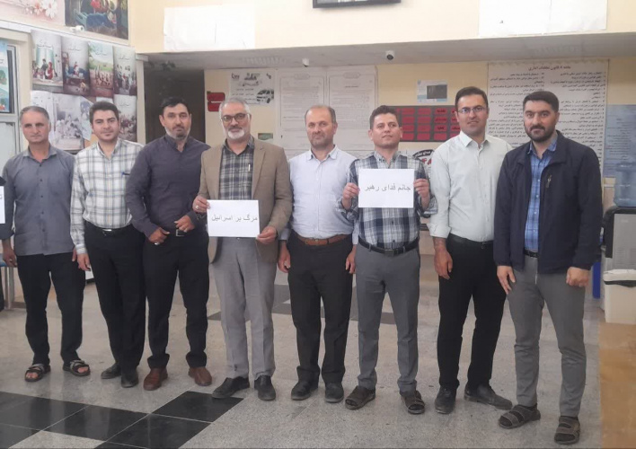 خدمت رسانی کارکنان شبکه بهداشت و درمان و بیمارستان امام خمینی (ره) شهرستان کوثر