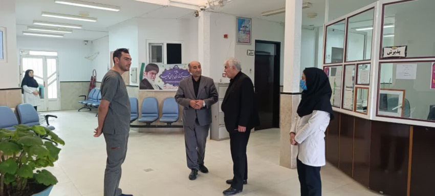 بازدید معاون اجرایی مرکز بهداشت استان از مرکز خدمات جامع سلامت شبانه روزی انگوت و زیوه