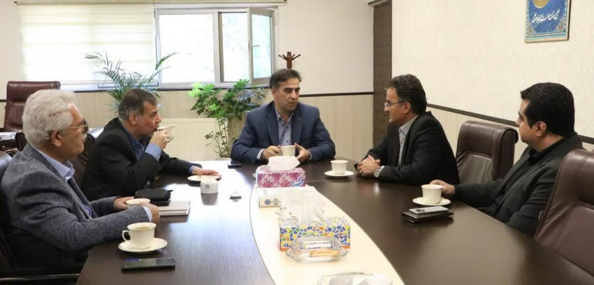 دیدار معاون فرهنگی و دانشجویی دانشگاه علوم پزشکی اردبیل با رئیس دانشگاه محقق اردبیلی