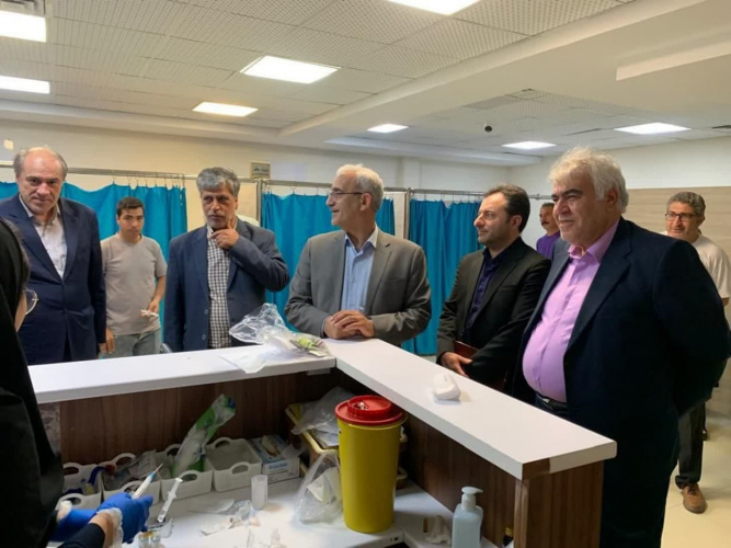 بازدید معاون بهداشت دانشگاه از مرکز خدمات جامع سلامت شهری سرعین
