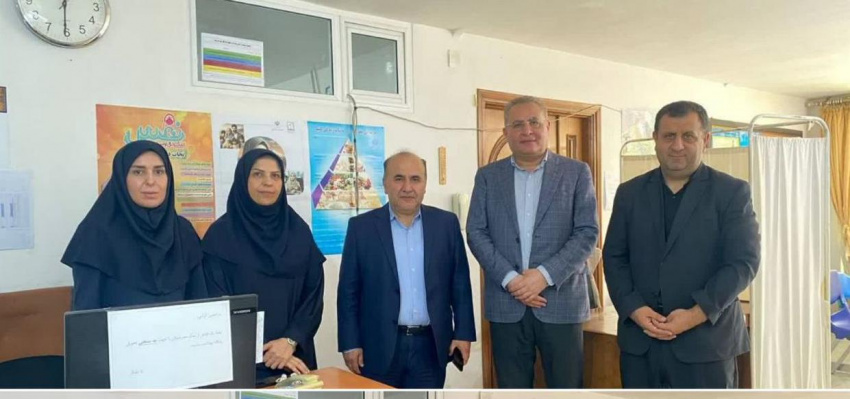 بازدید رئیس دانشگاه از پایگاه سلامت شماره ۳۱ شهرک کوثر اردبیل