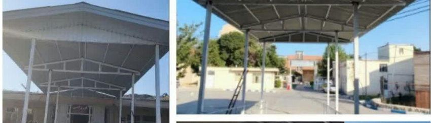 کمک ۷۰ میلیون تومانی خیّر نمینی در ایجاد سایبان