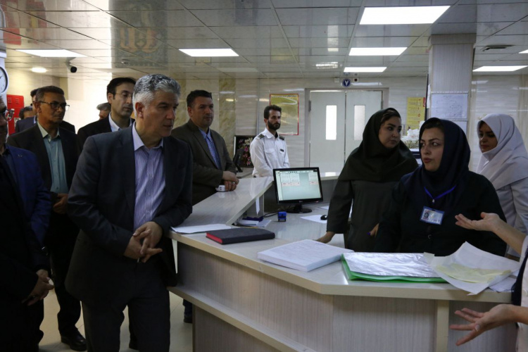 بازدید معاون درمان وزیر بهداشت از بیمارستان علوی اردبیل