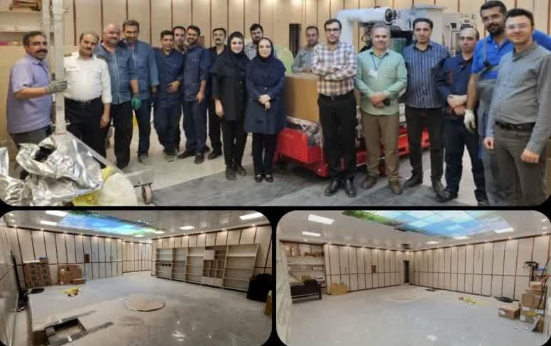 آغاز عملیات نصب و راه اندازی دستگاه رادیوتراپی دوم بیمارستان امام خمینی (ره) اردبیل