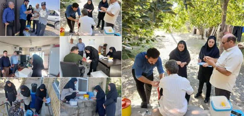 بررسی نمونه خون افراد ساکن در مناطق مشکوک به وجود پشه آئدس در یکی از روستاهای شهرستان اصلاندوز