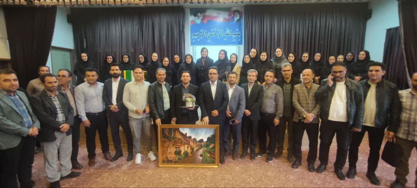 آیین تکریم و معارفه مدیریت شبکه بهداشت و درمان شهرستان نمین