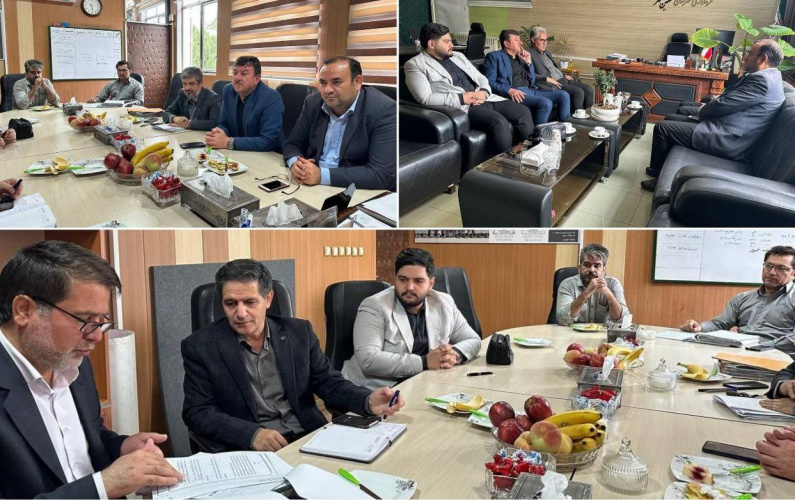 جلسه معاون توسعه مدیریت و منابع دانشگاه با فرماندار، شهردار و رئیس شورای شهر مشگین‌شهر