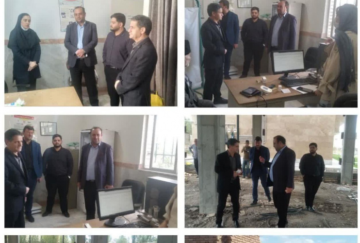 بازدید معاون توسعه مدیریت و منابع دانشگاه از پروژه های عمرانی در حال اجرای شهرستان مشگین‌شهر