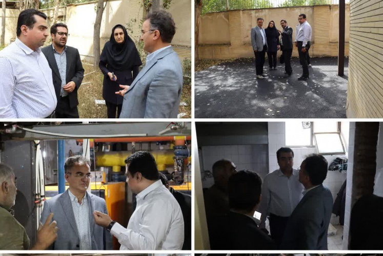 بازدید معاون فرهنگی و دانشجویی دانشگاه از مراحل بهسازی سرای دانشجویی فاطمیه