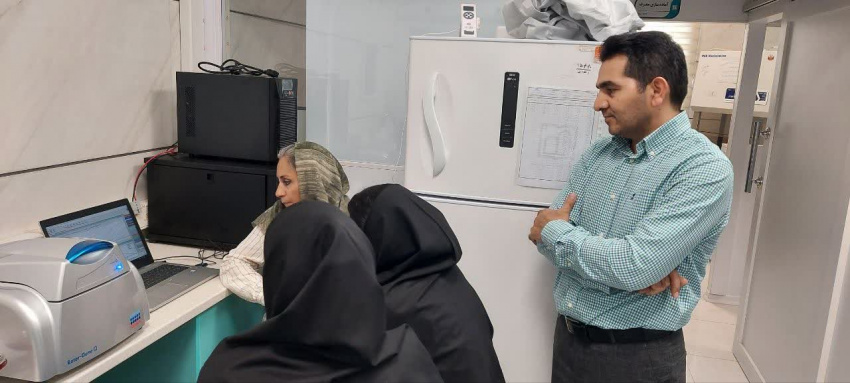 تجهیز آزمایشگاه مرجع سلامت بهداشت استان به دستگاه تشخیصی وایرال لود بیماری HIV