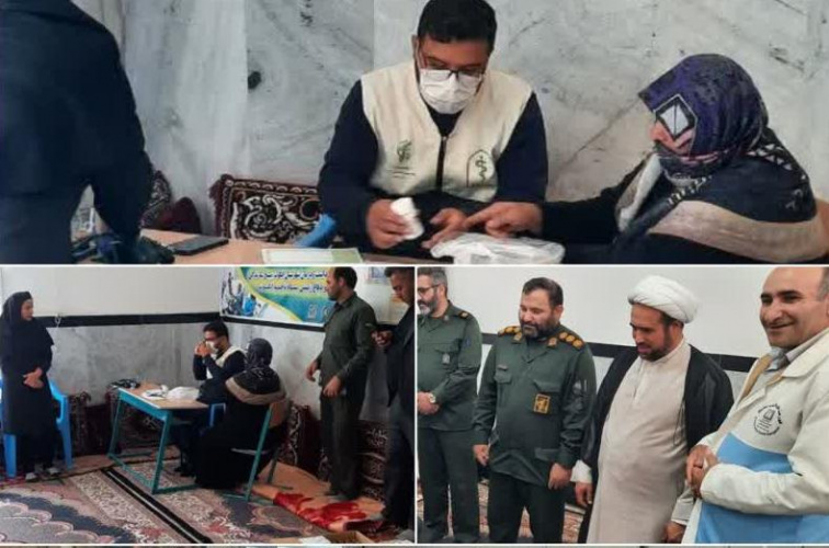 اعزام گروه جهادی پزشکی و دندانپزشکی به روستای ماراللوی کلبلو از توابع شهرستان انگوت