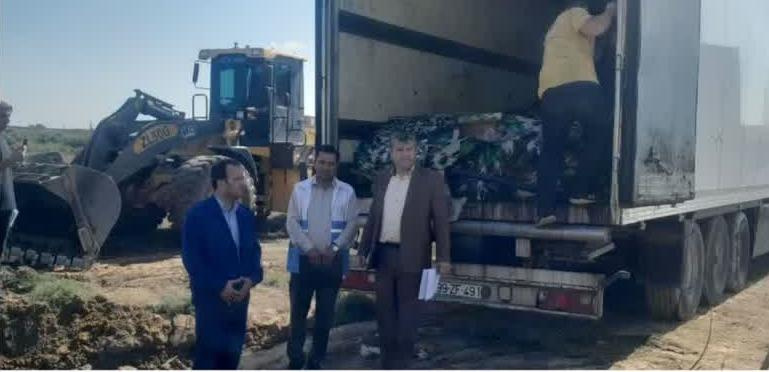معدومسازی ۱۹ تُن بادمجان فاسد در گمرک بیلهسوار