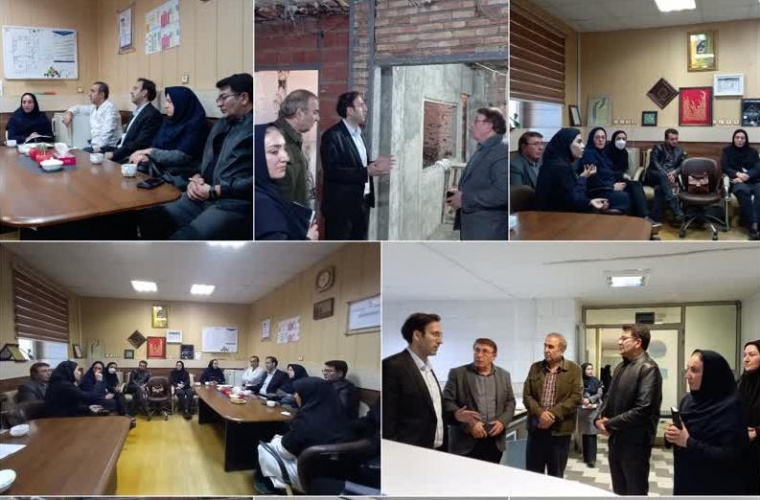 بازدید معاون درمان دانشگاه از پروژه های عمرانی بیمارستان بوعلی اردبیل