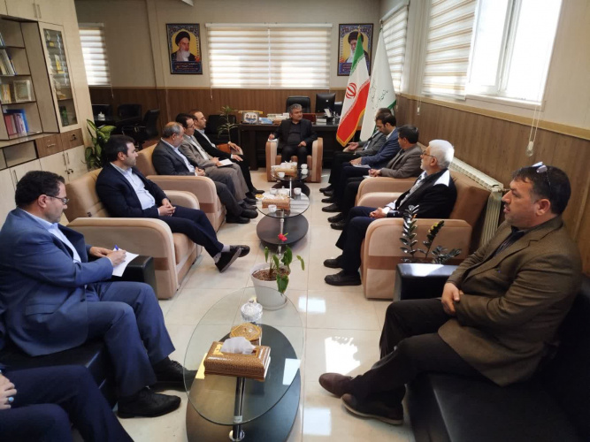 دیدار رئیس دانشگاه علومپزشکی اردبیل با بازرس کل قضایی بازرسی استان