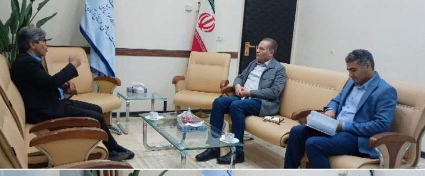 دیدار فرماندار شهرستان نیر با رئیس دانشگاه علوم پزشکی اردبیل
