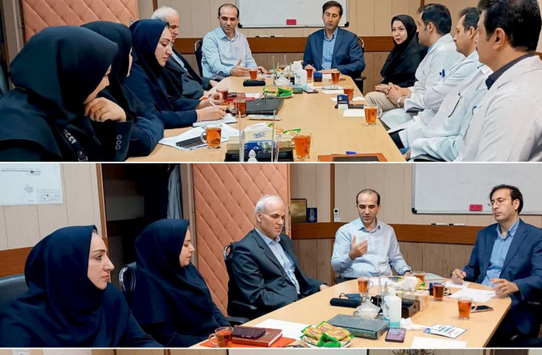 جلسه دانشگاهی تعالی خدمات اورژانس بیمارستان امام خمینی (ره) اردبیل