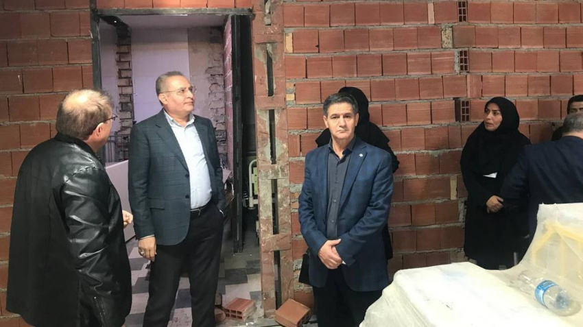 بازدید رئیس دانشگاه علوم پزشکی اردبیل از بیمارستان بوعلی