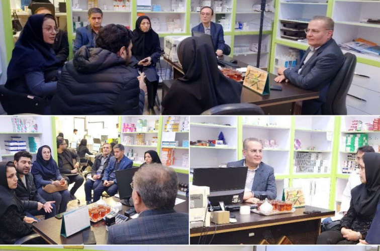 بازدید رئیس دانشگاه علوم پزشکی اردبیل از داروخانه ۲۲ بهمن