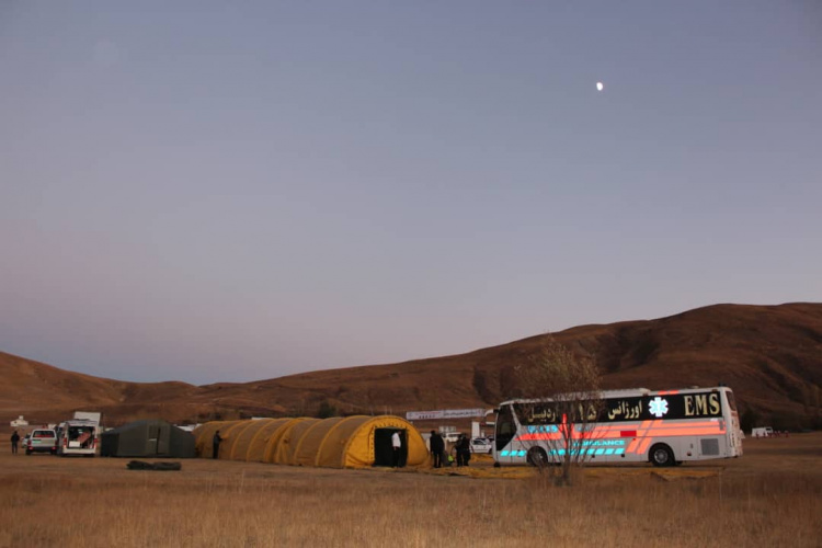 برگزاری مانور تمام‌عیار زلزله در خلخال با مشارکت اورژانس پیش‌بیمارستانی اردبیل و دانشکده علوم پزشکی خلخال