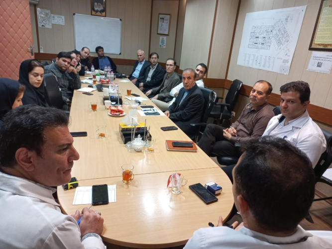 کمیته دانشگاهی تعالی خدمات اورژانس  بیمارستان امام خمینی (ره) اردبیل