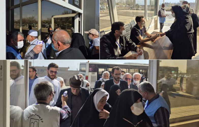۵۱۴ نفر از زائرین حج عمره مفرده در فرودگاه اردبیل خدمات مراقبت بهداشتی دریافت کردند