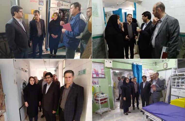 بازدید مدیر کل امور پشتیبانی و رفاهی وزارت بهداشت از بیمارستان فاطمی اردبیل