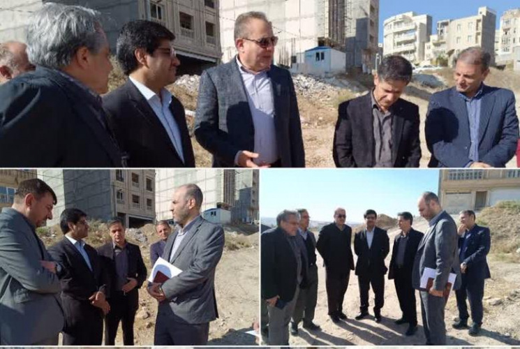 بازدید مدیر کل امور پشتیبانی و رفاهی وزارت بهداشت از پروژه‌های عمرانی دانشگاه