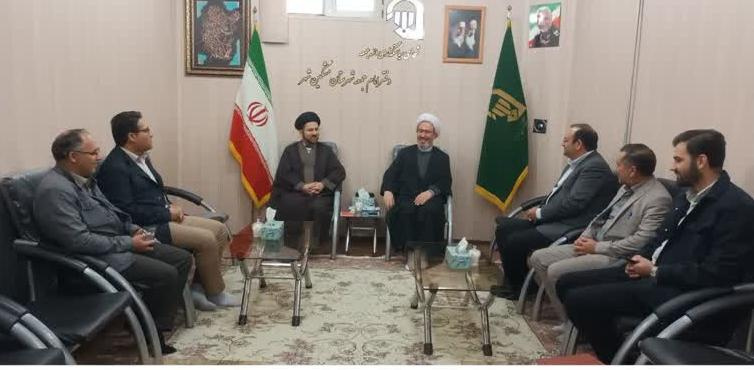 دیدار مسئول نهاد نمایندگی مقام معظم رهبری دانشگاه علوم پزشکی اردبیل با امام جمعه مشگین شهر