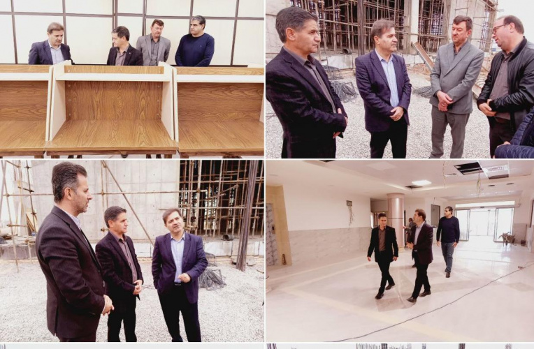 بازدید معاون هماهنگی امور عمرانی استاندار اردبیل از پروژه‌های عمرانی دانشگاه