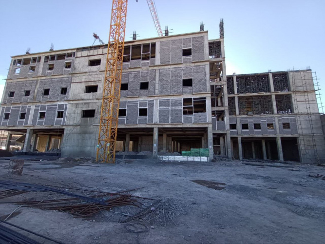 بازدید رئیس دانشگاه علوم پزشکی اردبیل از پروژه الحاقی بیمارستان ولیعصر مشگین‌شهر