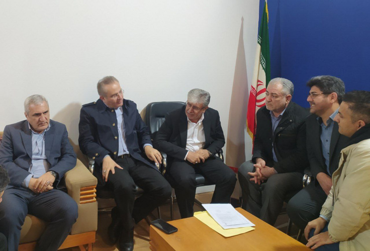 حضور مهندس کنعانی، نماینده خلخال و کوثر در مجلس شورای اسلامی در غرفه دانشگاه