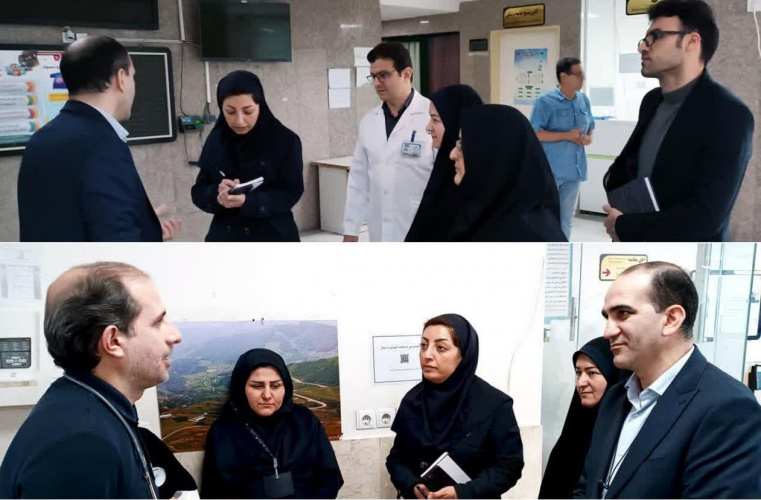 بازدید کارشناسان بازرسی وزارت بهداشت از واحدهای مختلف دانشگاه