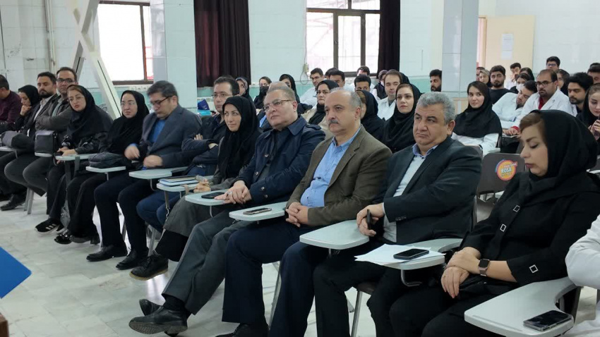 مراسم تکریم و معارفه مدیر گروه آموزشی اطفال دانشگاه علوم پزشکی اردبیل